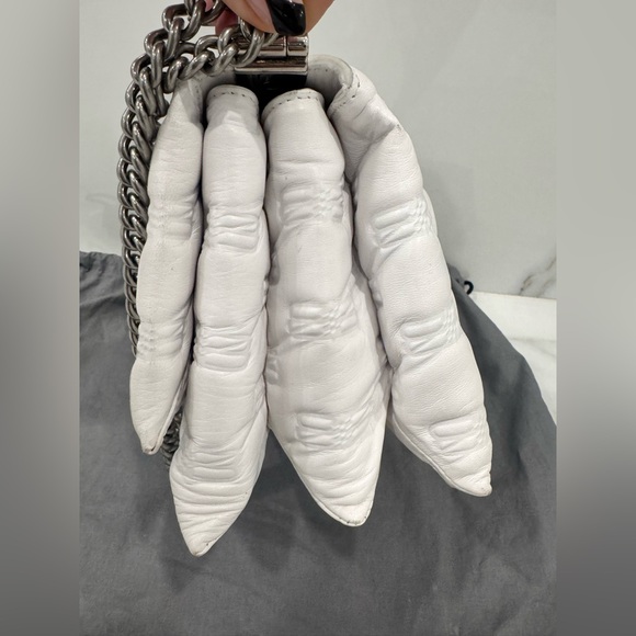Balenciaga White Quilted Chain Bag🔥 - Picture 3 of 14